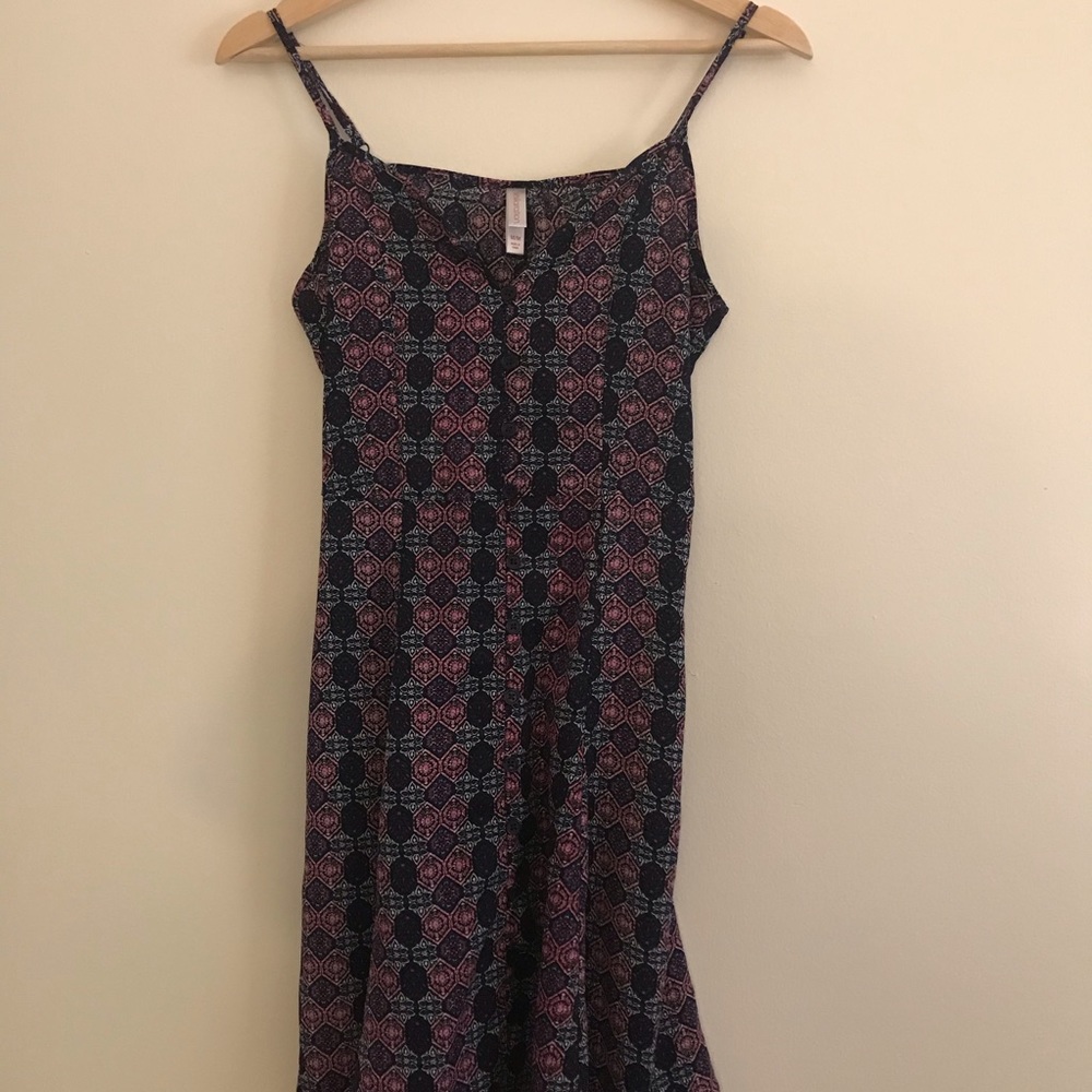 Xhilaration Midi Button Up Dress